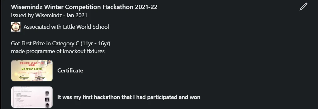 Wisemindz Winter Hackathon event photo